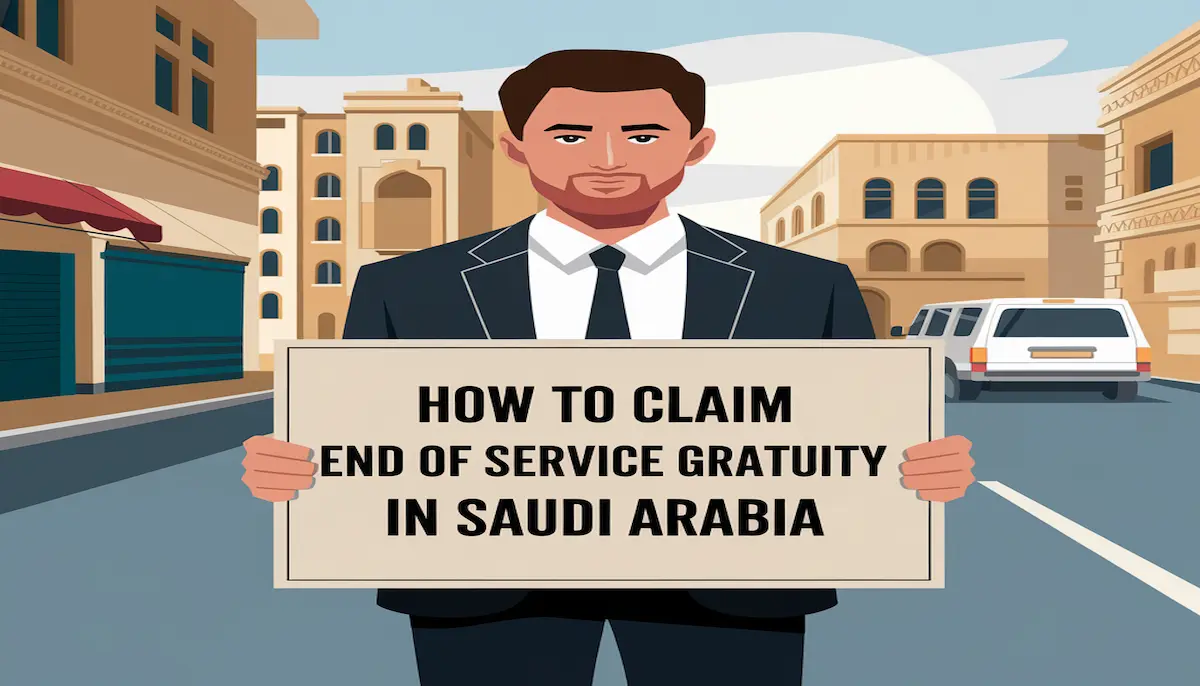 كيفية المطالبة بمكافأة نهاية الخدمة في السعودية بـ 8 إجراءات