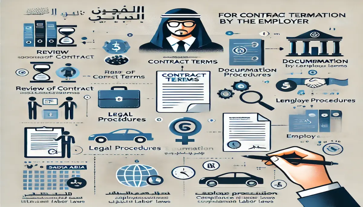 إجراءات وشروط فسخ العقد من قبل صاحب العمل بالسعودية