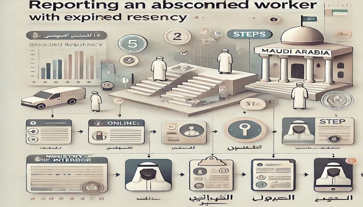 خطوات تقديم بلاغ هروب عامل منتهية إقامته في السعودية – محامي عمل