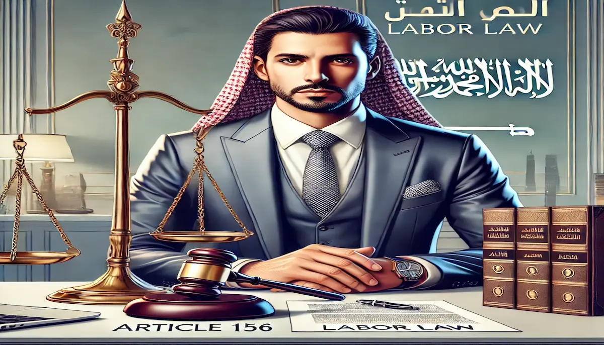 المادة 156 من نظام العمل السعودي - محامي عمل