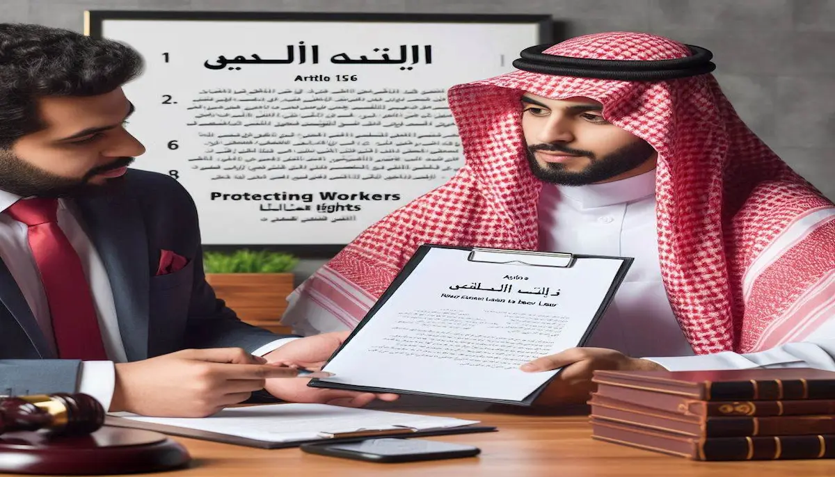 شرح المادة 156 من نظام العمل في السعودية - محامي قضايا عمالية