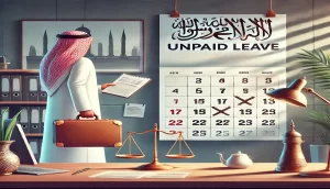 نظام العمل إجازة بدون راتب بالسعودية - محامي عمالي